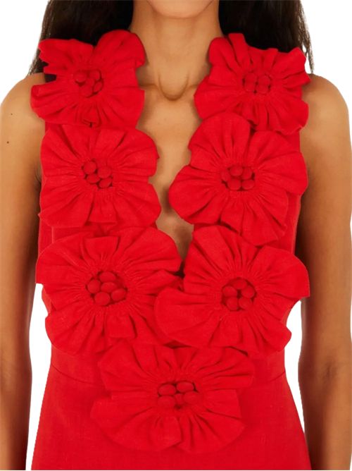 FARM RioAbito con applicazione a fiori FARM Rio | 347760L0028 RED